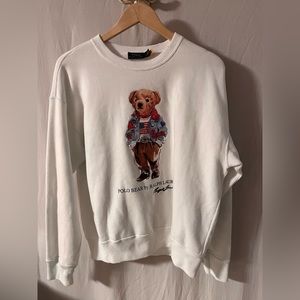 Polo Ralph Lauren bear sweatshirt size large